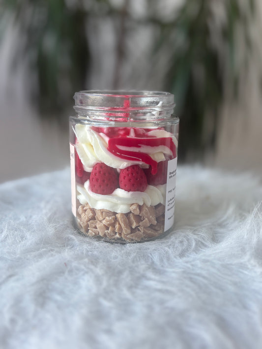 Bougie Gourmande - Fraise des bois