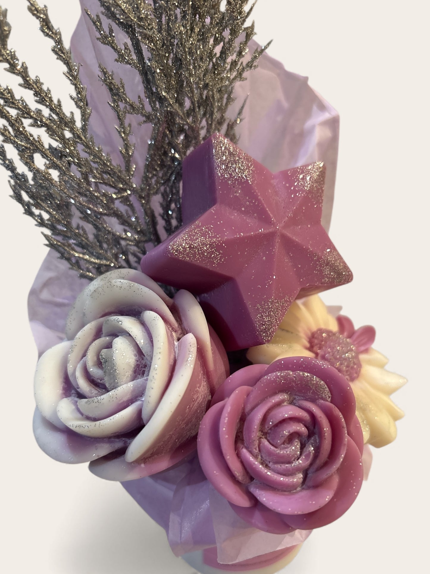 bouquet fleurs parfumé pomme d'amour