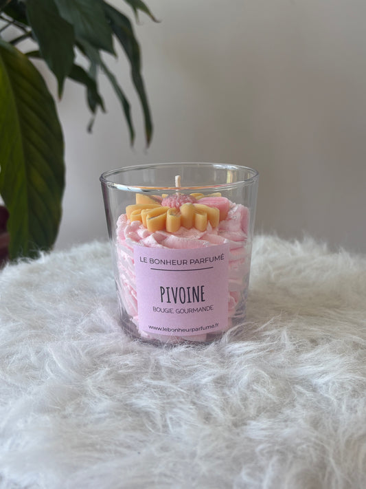 Bougie Gourmande - Pivoine