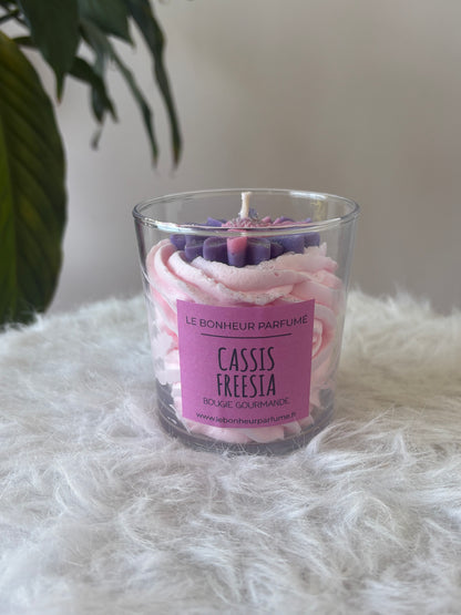 Bougie Gourmande - Cassis Freesia
