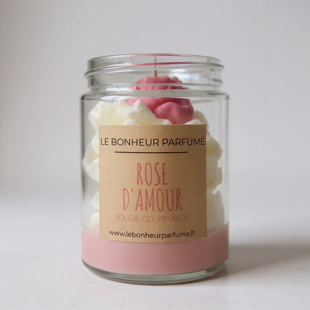 Bougie Gourmande - Rose d’Amour