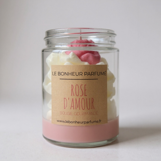Bougie Gourmande - Rose d’Amour