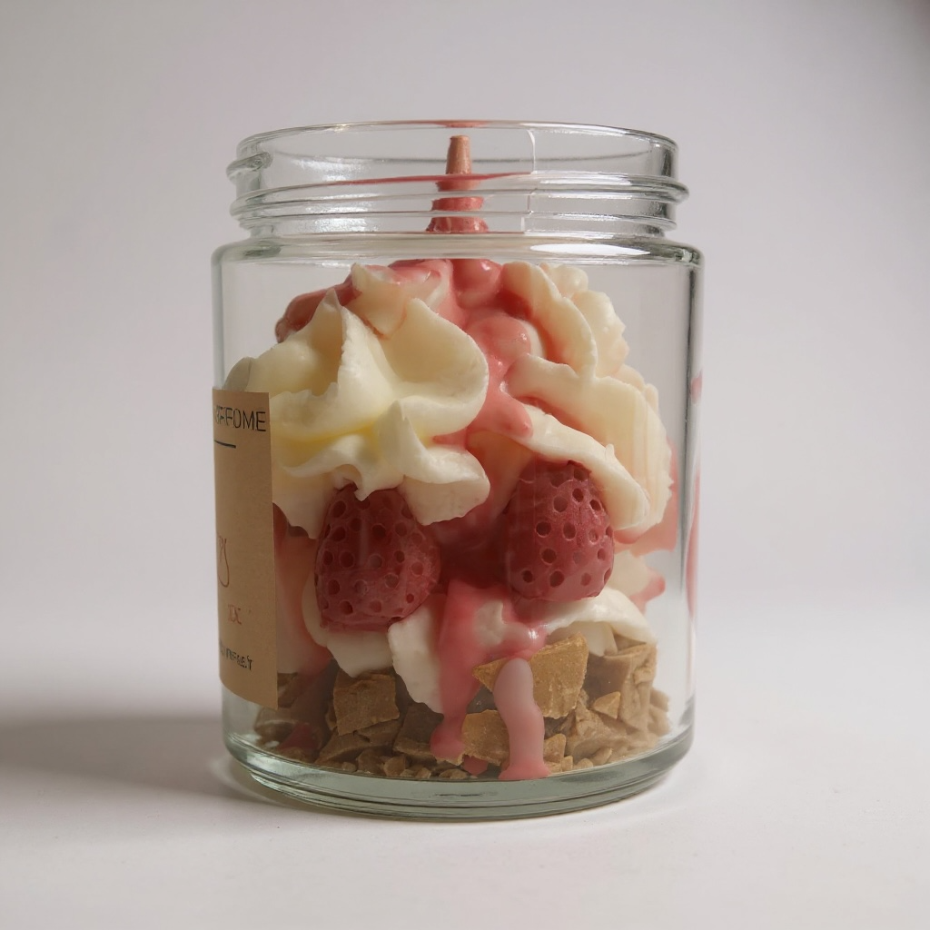 Bougie Gourmande - Fraise des bois