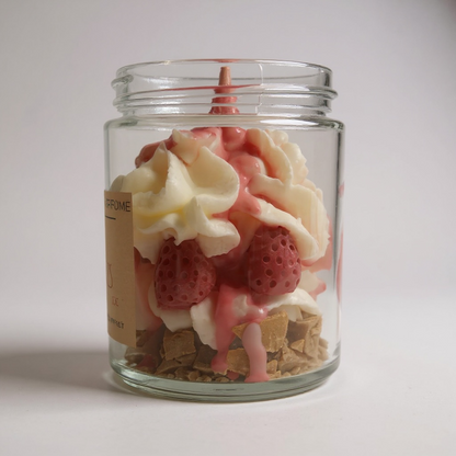 Bougie Gourmande - Fraise des bois