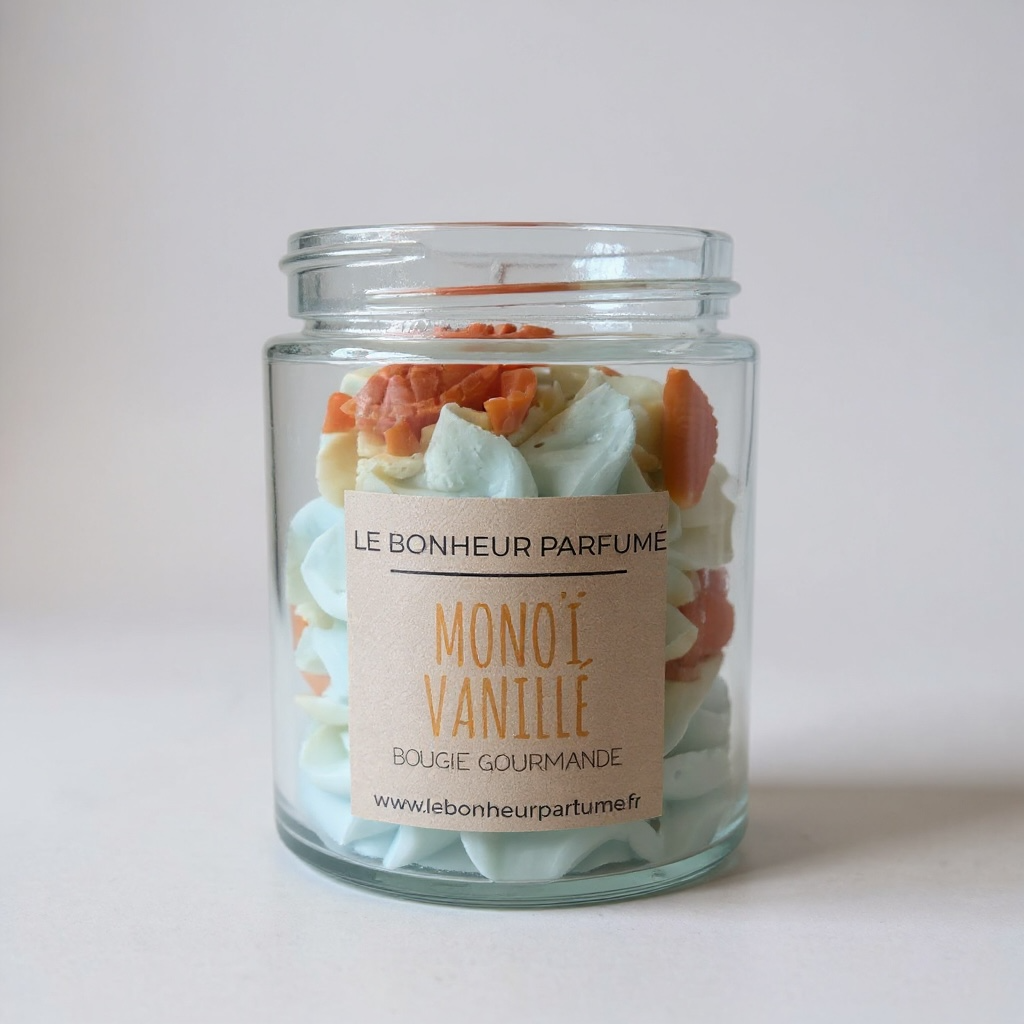 Bougie Gourmande - Monoï Vanillé