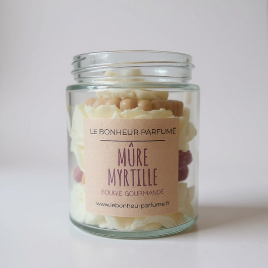 Bougie Gourmande - Mûre Myrtille