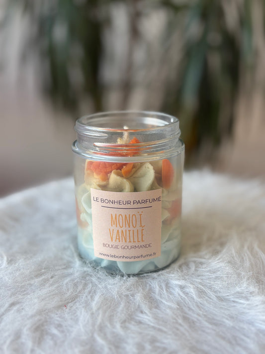 Bougie Gourmande - Monoï Vanillé