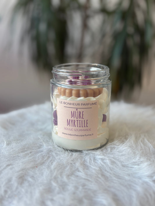 Bougie Gourmande - Mûre Myrtille