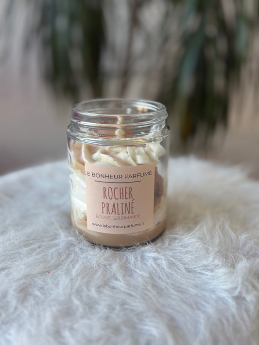 Bougie Gourmande - Rocher Praliné