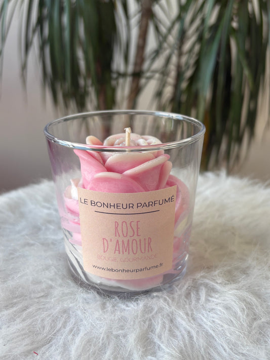 Bougie Gourmande - Rose d’Amour
